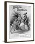 An Advertisement for Harley- Davidson Showing a Soldier Taking His Lady Friend for a Ride-null-Framed Giclee Print