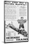 An Advertisement for Hornby Model Train Sets-null-Mounted Photographic Print