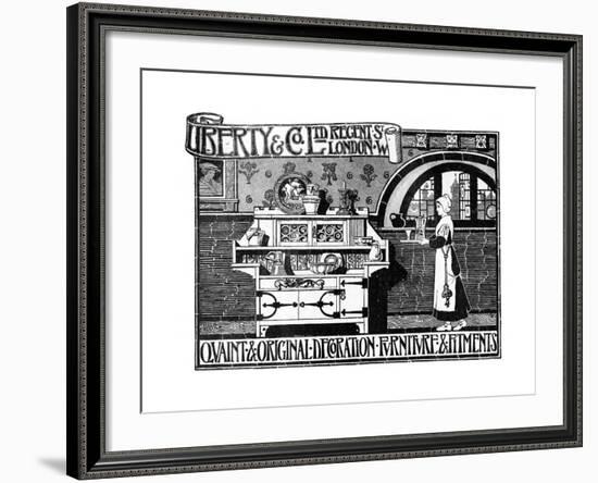 An Advertisement for Liberty and Co Ltd, 1898-null-Framed Giclee Print