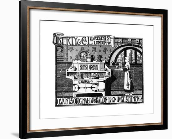 An Advertisement for Liberty and Co Ltd, 1898-null-Framed Giclee Print