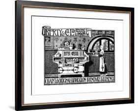 An Advertisement for Liberty and Co Ltd, 1898-null-Framed Giclee Print