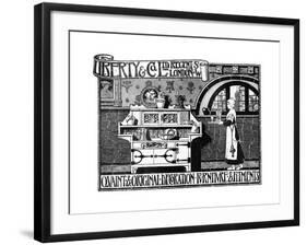 An Advertisement for Liberty and Co Ltd, 1898-null-Framed Giclee Print