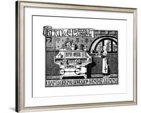 An Advertisement for Liberty and Co Ltd, 1898-null-Framed Giclee Print