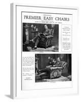 An Advertisement for 'Premier' Easy Chairs, 1926-null-Framed Giclee Print