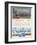 An Advertisement for White City Greyhound Racing Track-null-Framed Art Print