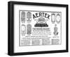 An Advertisement Showing the Styles of Shirts and Underwear Made from Aertex, 1906-null-Framed Art Print