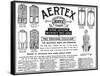 An Advertisement Showing the Styles of Shirts and Underwear Made from Aertex, 1906-null-Framed Stretched Canvas