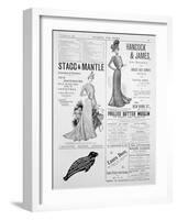 An Advertising Page in Hearth and Home, 30th November 1899-null-Framed Giclee Print