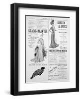 An Advertising Page in Hearth and Home, 30th November 1899-null-Framed Premium Giclee Print