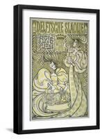 An Advertising Poster for Delft Salad Oil, 1894 (Poster)-Jan Theodore Toorop-Framed Giclee Print