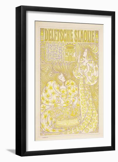 An Advertising Poster for Delft Salad Oil, 1894-Jan Theodore Toorop-Framed Giclee Print