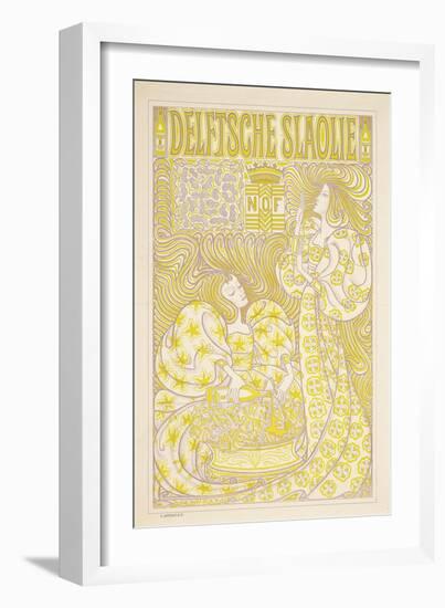 An Advertising Poster for Delft Salad Oil, 1894-Jan Theodore Toorop-Framed Giclee Print