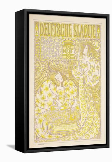 An Advertising Poster for Delft Salad Oil, 1894-Jan Theodore Toorop-Framed Stretched Canvas