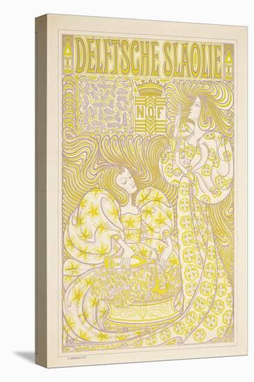An Advertising Poster for Delft Salad Oil, 1894-Jan Theodore Toorop-Stretched Canvas