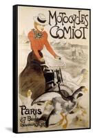 An Advertising Poster for 'Motorcycles Comiot', 1899-Theophile Alexandre Steinlen-Framed Stretched Canvas