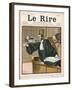 An Advocate in Full Swing in the Courtroom-Louis Malteste-Framed Photographic Print