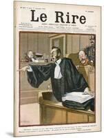 An Advocate in Full Swing in the Courtroom-Louis Malteste-Mounted Photographic Print