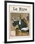 An Advocate in Full Swing in the Courtroom-Louis Malteste-Framed Photographic Print