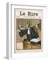 An Advocate in Full Swing in the Courtroom-Louis Malteste-Framed Photographic Print