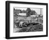 An Aec Mammoth Major on the Building Site for Sheffield University, 1960-Michael Walters-Framed Photographic Print