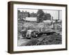 An Aec Mammoth Major on the Building Site for Sheffield University, 1960-Michael Walters-Framed Photographic Print