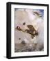 An Aerial Combat Over the Trenches-null-Framed Photographic Print