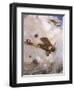 An Aerial Combat Over the Trenches-null-Framed Photographic Print