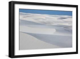 An Aerial Shot of Brazil's Lencois Maranhenses Sand Dunes-Alex Saberi-Framed Photographic Print