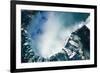 An Aerial Shot of the Canadian Section of Niagara Falls, also known as Horseshoe Falls, with Snow S-Gary Blakeley-Framed Photographic Print