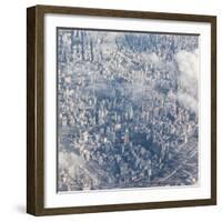 An Aerial View of Sao Paulo, Brazil-Alex Saberi-Framed Photographic Print