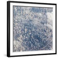 An Aerial View of Sao Paulo, Brazil-Alex Saberi-Framed Photographic Print