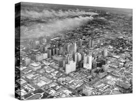 An Aerial View of the City Houston-Dmitri Kessel-Stretched Canvas