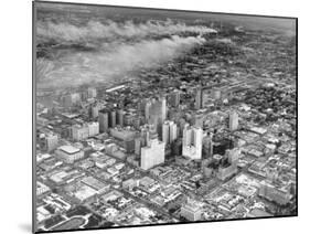 An Aerial View of the City Houston-Dmitri Kessel-Mounted Photographic Print