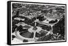 An Aerial View of the Konigsplatz, Munich, Germany, from a Zeppelin, C1931-null-Framed Stretched Canvas