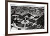 An Aerial View of the Konigsplatz, Munich, Germany, from a Zeppelin, C1931-null-Framed Giclee Print