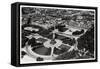 An Aerial View of the Konigsplatz, Munich, Germany, from a Zeppelin, C1931-null-Framed Stretched Canvas