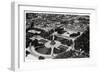 An Aerial View of the Konigsplatz, Munich, Germany, from a Zeppelin, C1931-null-Framed Giclee Print