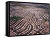 An Aerial View of the Residential Area of Las Vegas, October 2000-null-Framed Stretched Canvas