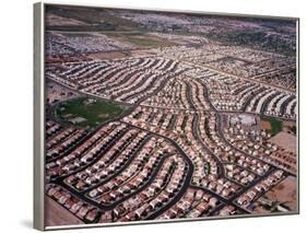 An Aerial View of the Residential Area of Las Vegas, October 2000-null-Framed Photographic Print