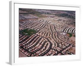 An Aerial View of the Residential Area of Las Vegas, October 2000-null-Framed Photographic Print