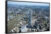 An Aerial View of the Shard, Standing at 309.6 Metres High, the Tallest Buliding in Europe-Alex Treadway-Framed Stretched Canvas