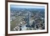 An Aerial View of the Shard, Standing at 309.6 Metres High, the Tallest Buliding in Europe-Alex Treadway-Framed Photographic Print