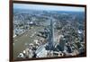 An Aerial View of the Shard, Standing at 309.6 Metres High, the Tallest Buliding in Europe-Alex Treadway-Framed Photographic Print