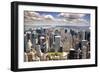 An Aerial View of Upper Manhattan, New York-Swartz Photography-Framed Photographic Print