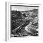 An Aerial View Showing the Hong Fat Open Pit Mine-Carl Mydans-Framed Premium Photographic Print