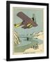 An Aeroplane in the Arctic-null-Framed Art Print