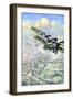 An Aeroplane over London, 1926-GH Davis-Framed Giclee Print