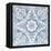 An Aesthetic Period Original Tile Dating around 1880 with Floral Design-Chris_Elwell-Framed Stretched Canvas