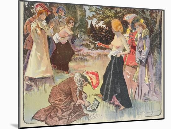 An Affair of Honour, 1900-Paul Balluriau-Mounted Giclee Print