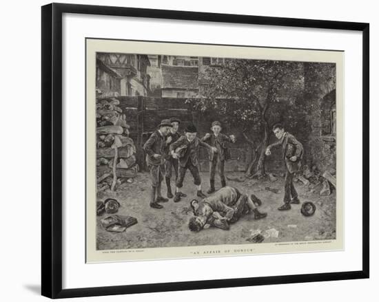 An Affair of Honour-Ludwig Knaus-Framed Giclee Print